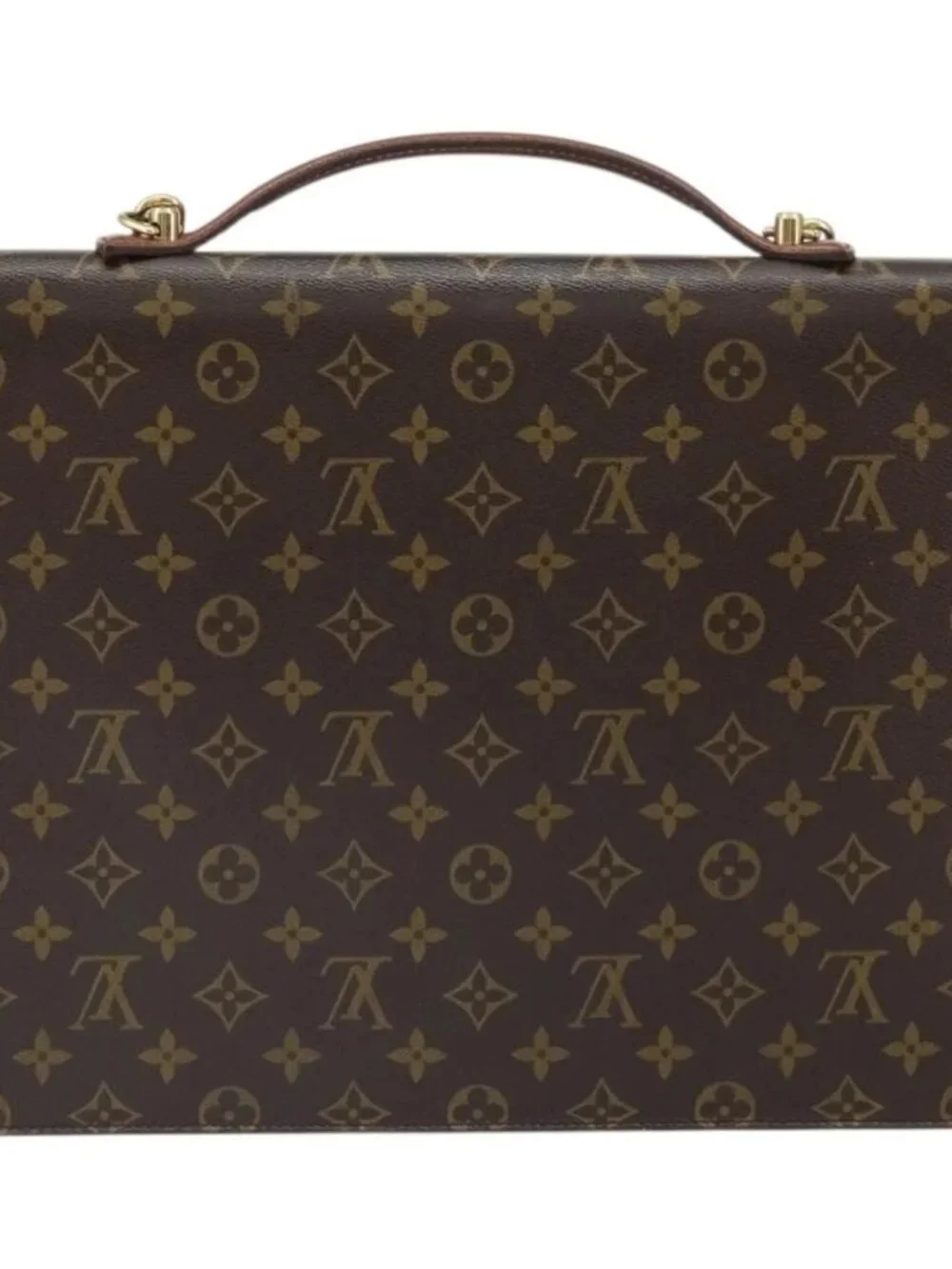 LOUIS VUITTON Monogram Porte Documents Bandouliere Bag M53338 LV Auth ep12567
